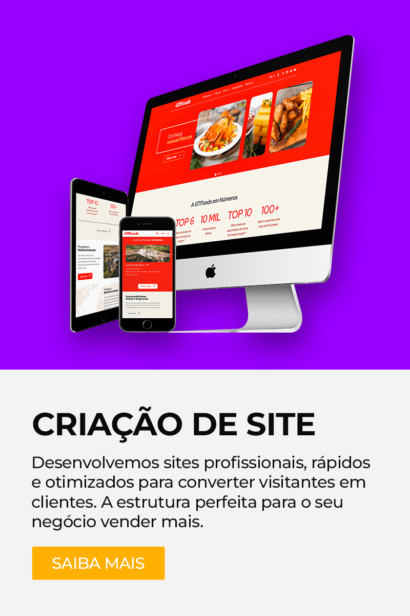 Criação de Sites — Fixar Agência Digital